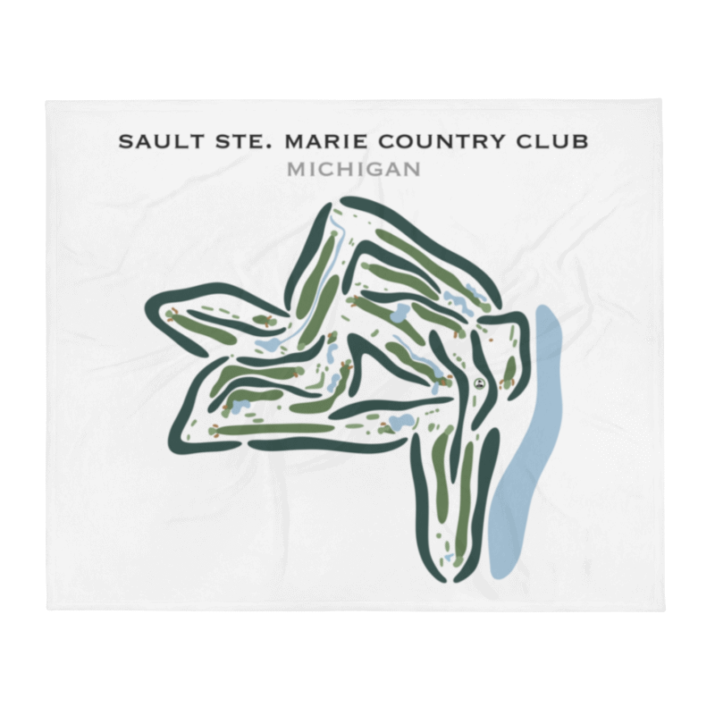 Sault Ste. Marie Country Club, Michigan - Printed Golf Courses
