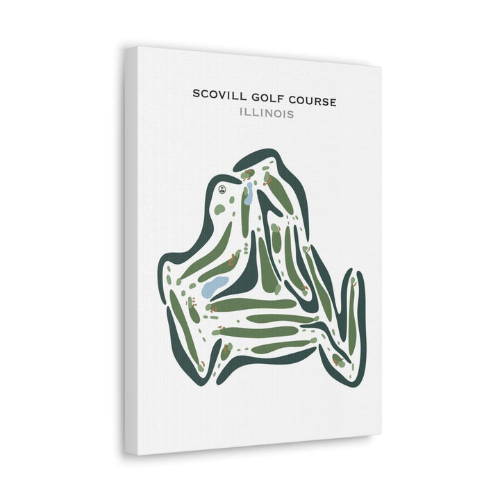 Scovill Golf Course, Illinois - Printed Golf Courses - Golf Course Prints