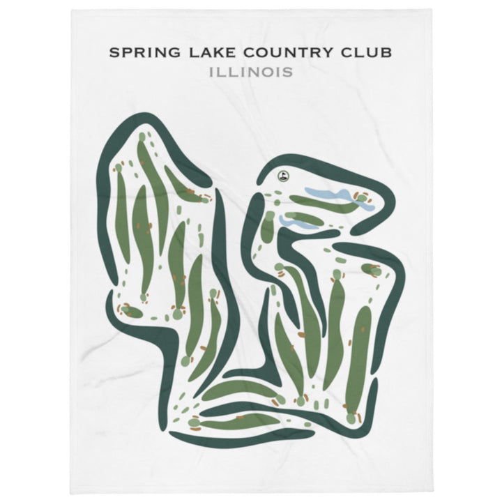 Spring Lake Country Club, Illinois - Printed Golf Courses
