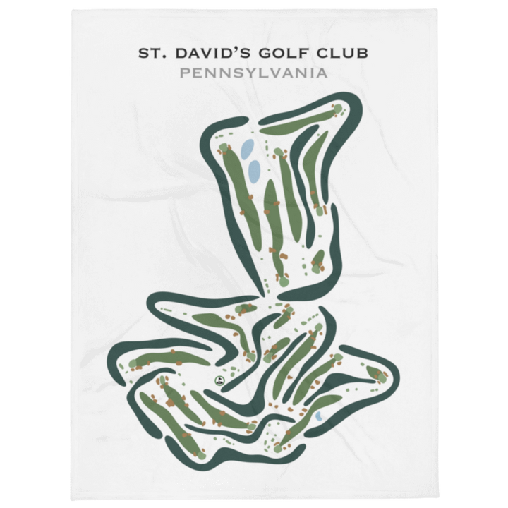 St. David's Golf Club, Wayne, Pennsylvania - Printed Golf Courses
