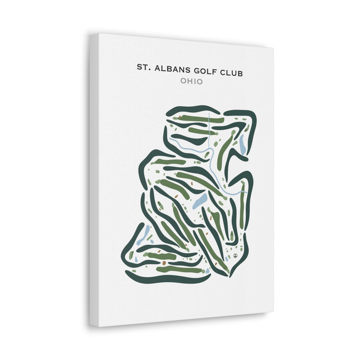 St. Albans Golf Club, Ohio - Printed Golf Courses