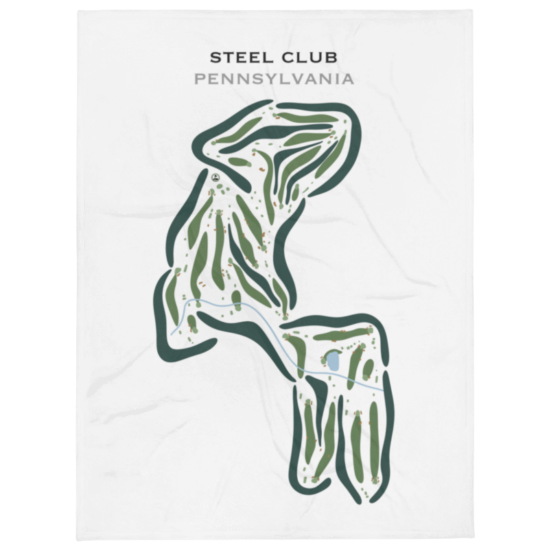 Steel Club, Pennsylvania - Printed Golf Courses