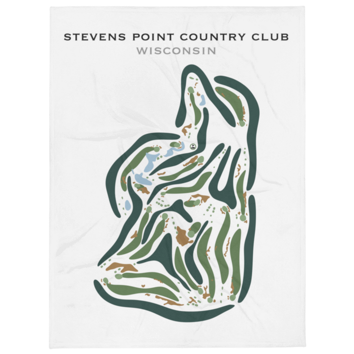 Stevens Point Country Club, Wisconsin - Printed Golf Courses