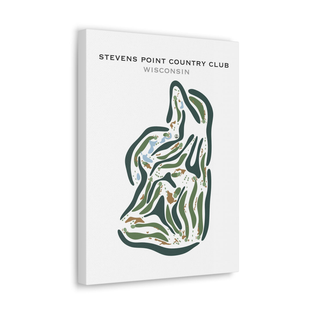 Stevens Point Country Club, Wisconsin - Printed Golf Courses