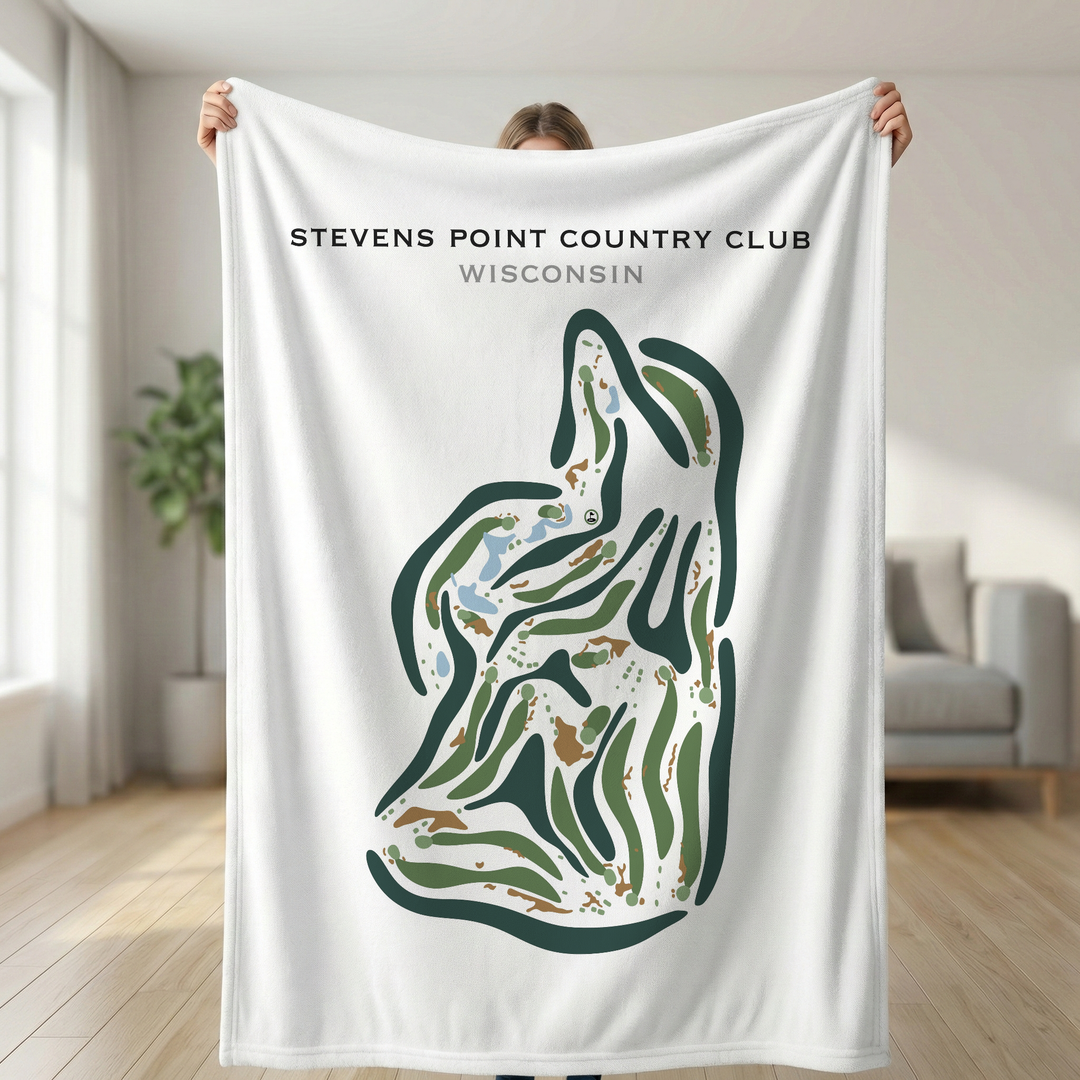 Stevens Point Country Club, Wisconsin - Printed Golf Courses