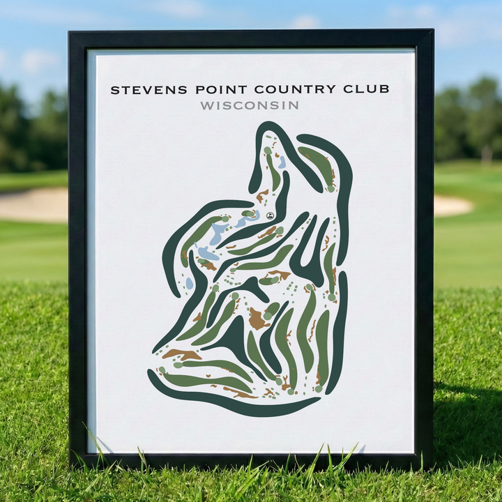 Stevens Point Country Club, Wisconsin - Printed Golf Courses