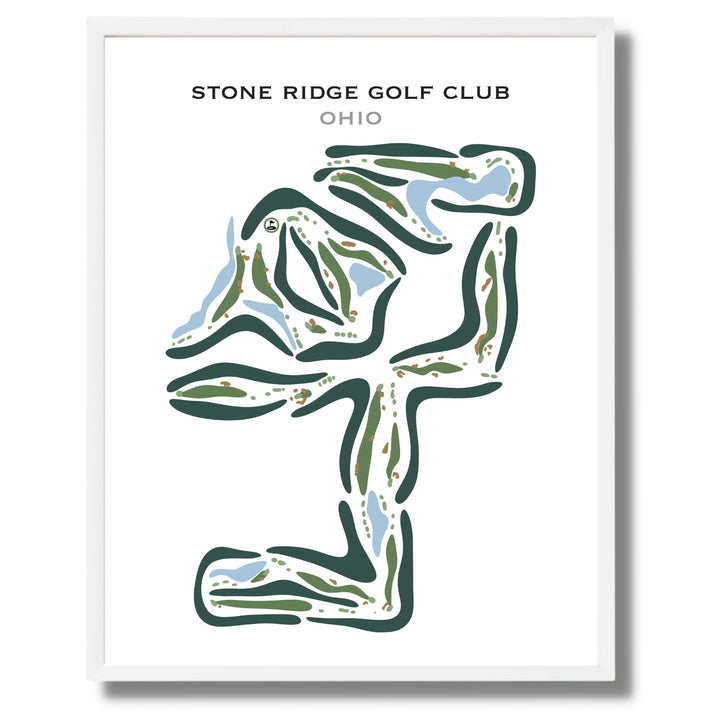 Stone Ridge Golf Club, Ohio - Printed Golf Courses