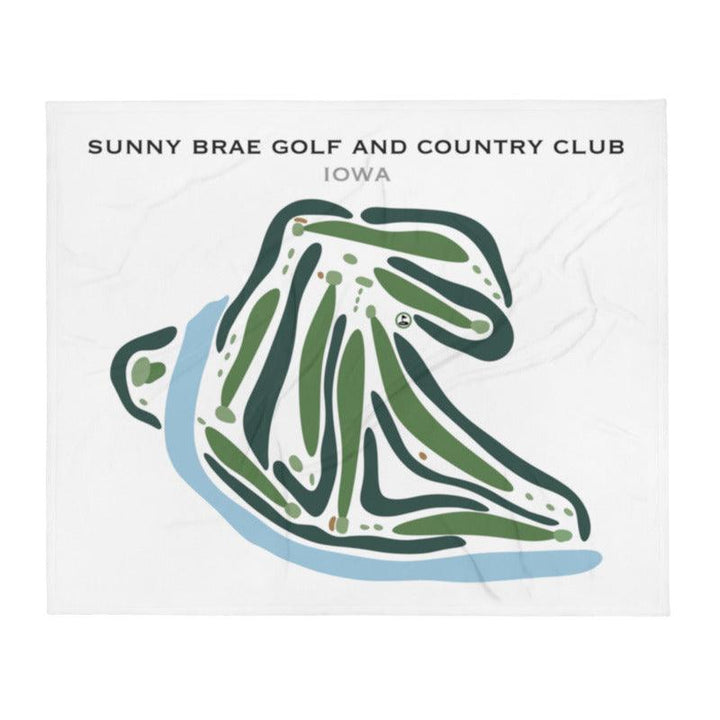 Sunny Brae Golf & Country Club, Iowa - Printed Golf Courses - Golf Course Prints
