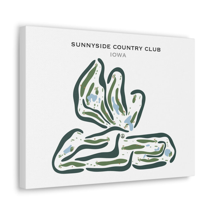 Sunnyside Country Club, Iowa - Printed Golf Courses