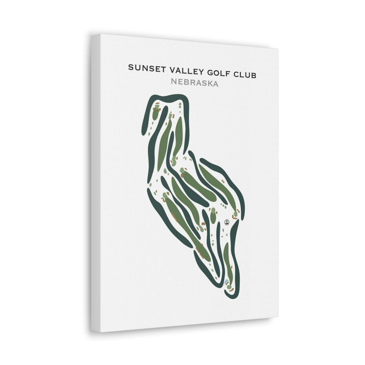 Sunset Valley Golf Club, Nebraska - Printed Golf Courses - Golf Course Prints
