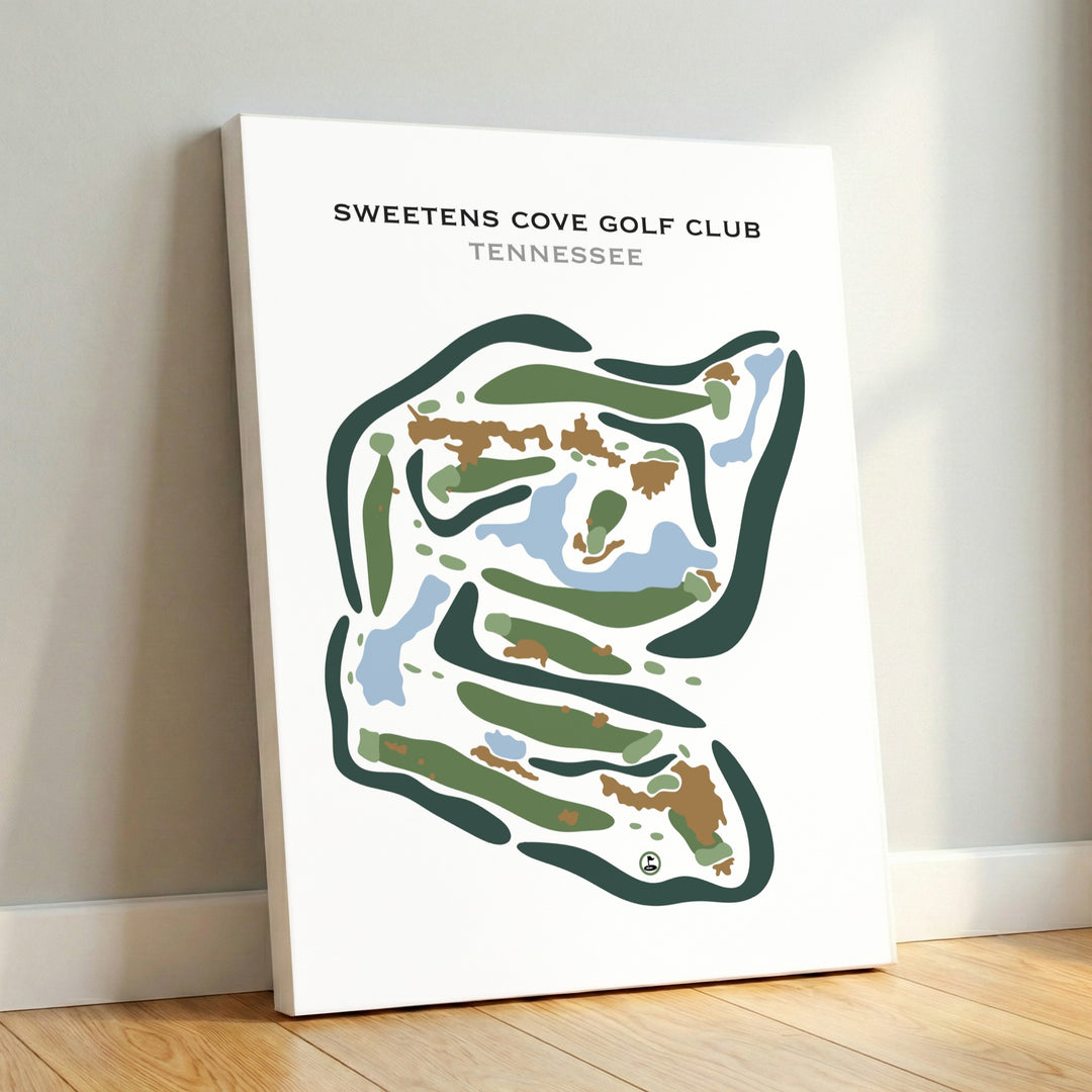 Sweetens Cove Golf Club, Tennessee - Printed Golf Courses