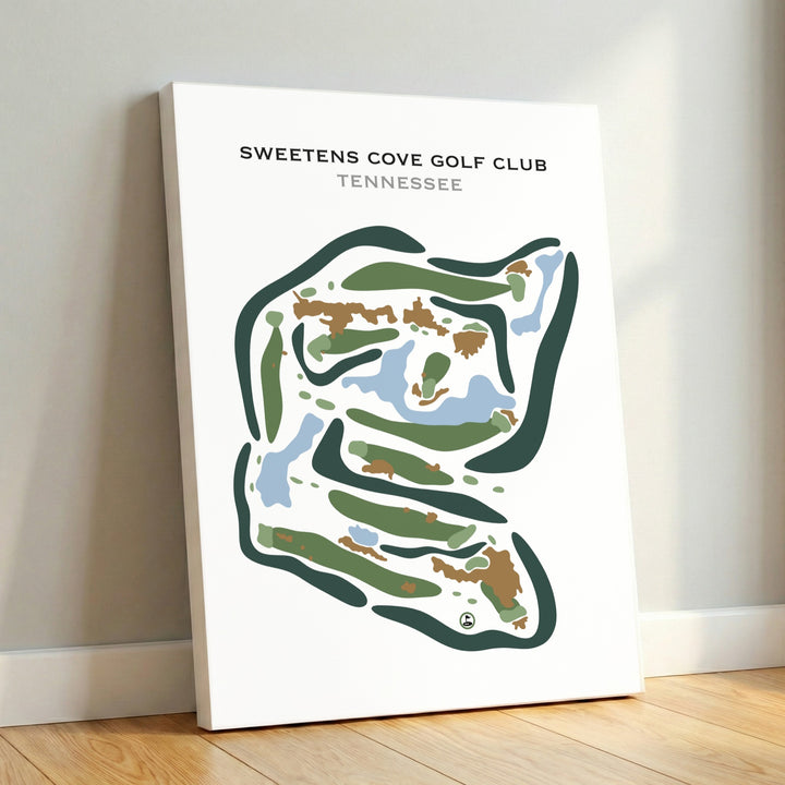 Sweetens Cove Golf Club, Tennessee - Printed Golf Courses