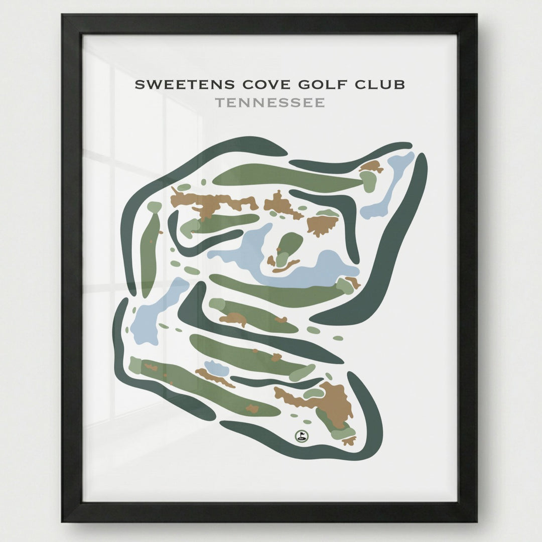 Sweetens Cove Golf Club, Tennessee - Printed Golf Courses