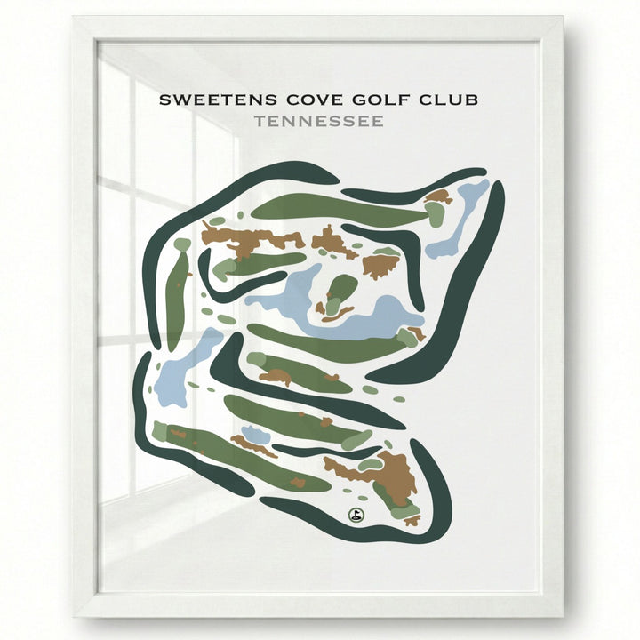 Sweetens Cove Golf Club, Tennessee - Printed Golf Courses