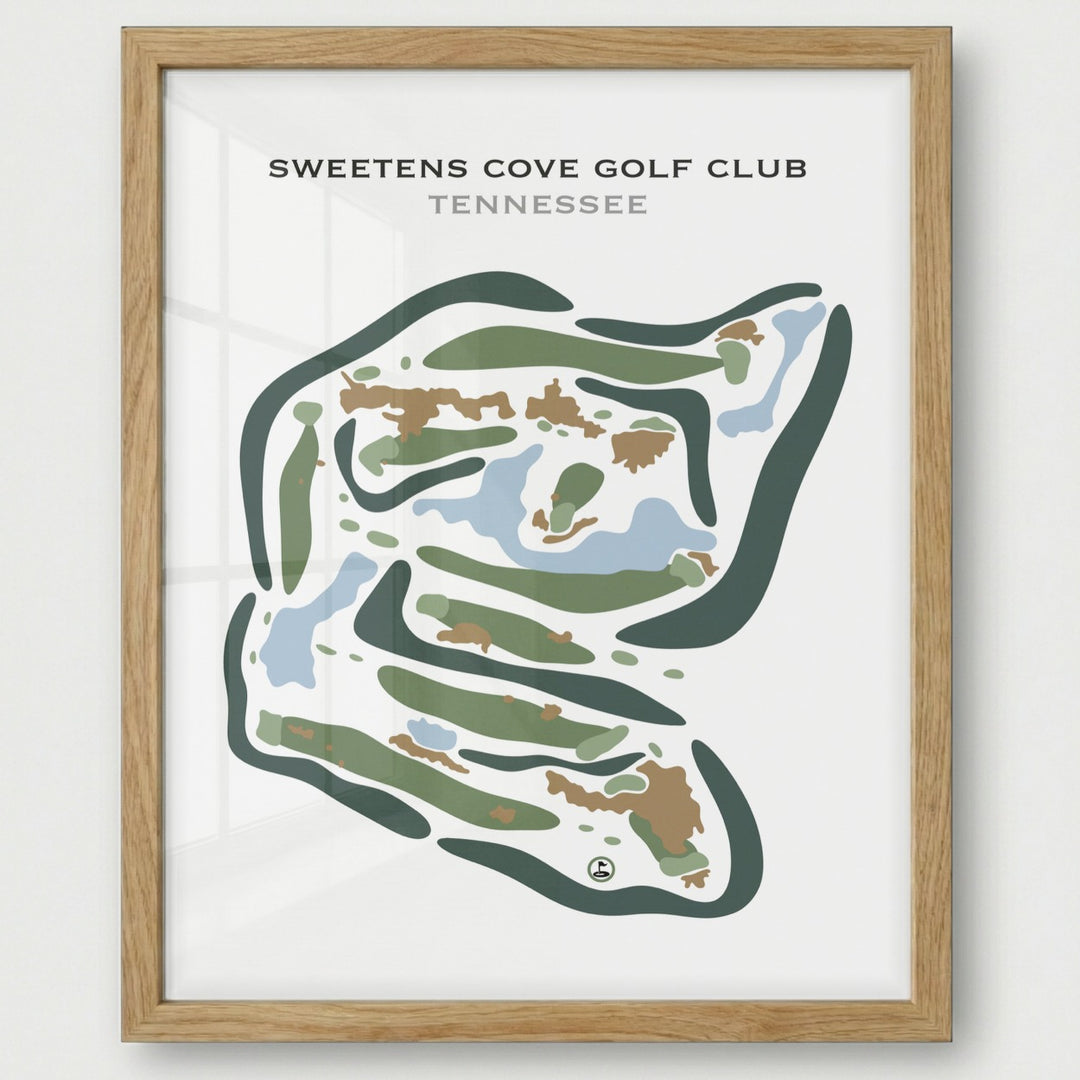 Sweetens Cove Golf Club, Tennessee - Printed Golf Courses