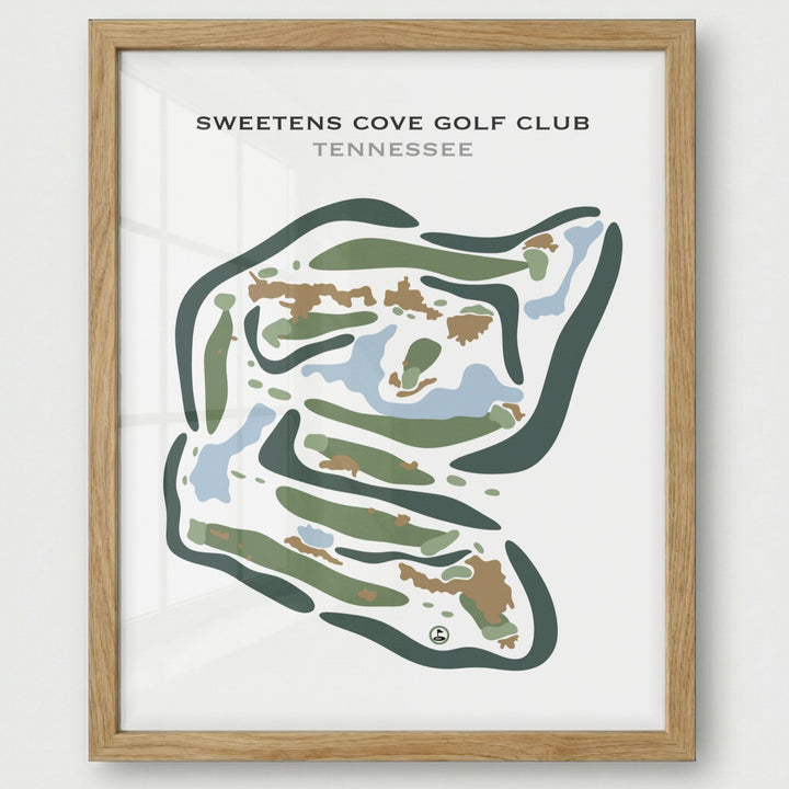 Sweetens Cove Golf Club, Tennessee - Printed Golf Courses
