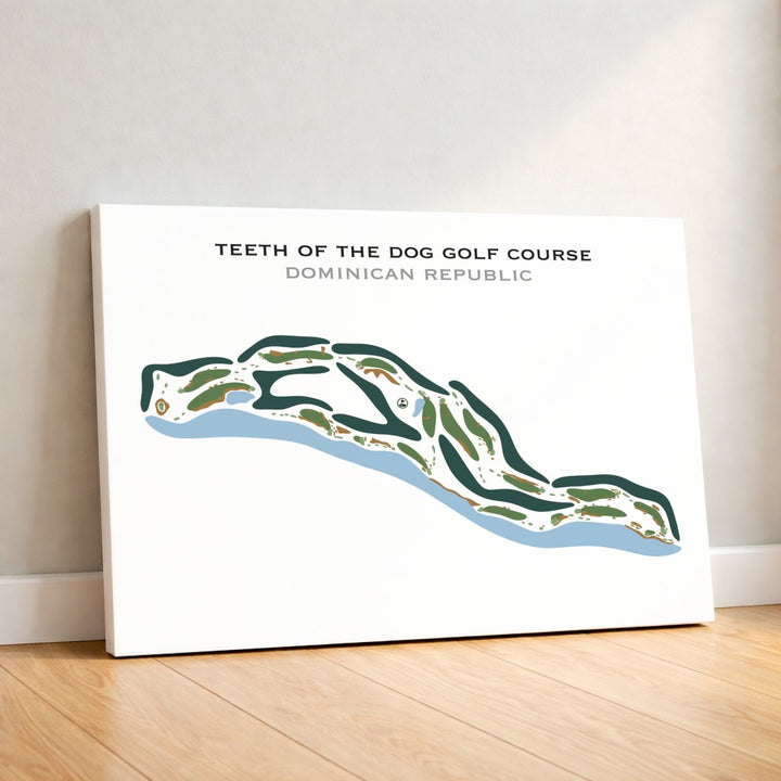 Teeth of the Dog Golf Course, Dominican Republic - Printed Golf Courses