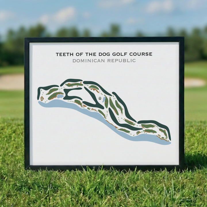 Teeth of the Dog Golf Course, Dominican Republic - Printed Golf Courses