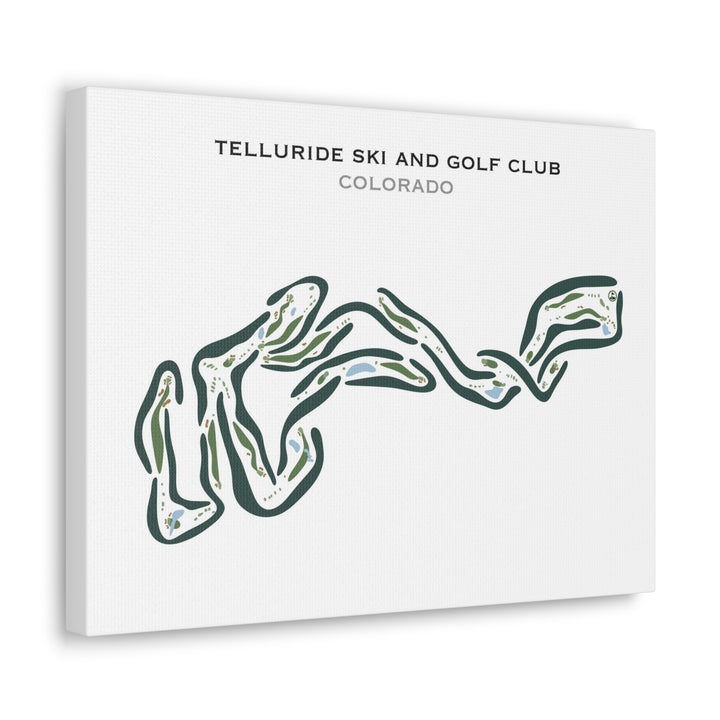 Telluride Golf Club, Colorado - Printed Golf Courses