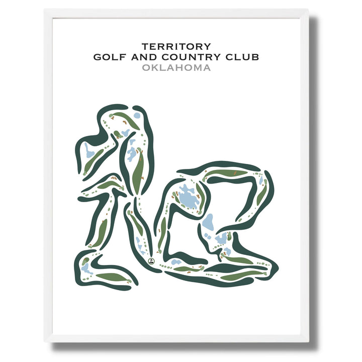 Territory Golf & Country Club, Oklahoma - Printed Golf Courses