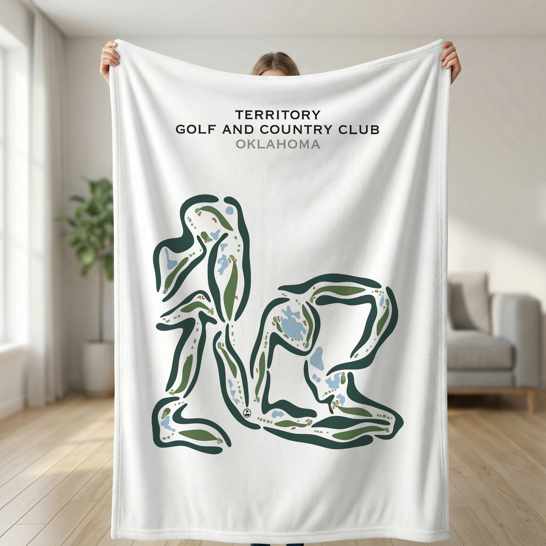 Territory Golf & Country Club, Oklahoma - Printed Golf Courses