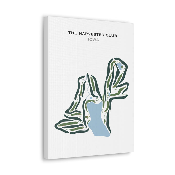 The Harvester Club, Iowa - Printed Golf Courses