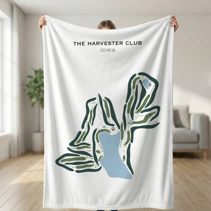 The Harvester Club, Iowa - Printed Golf Courses