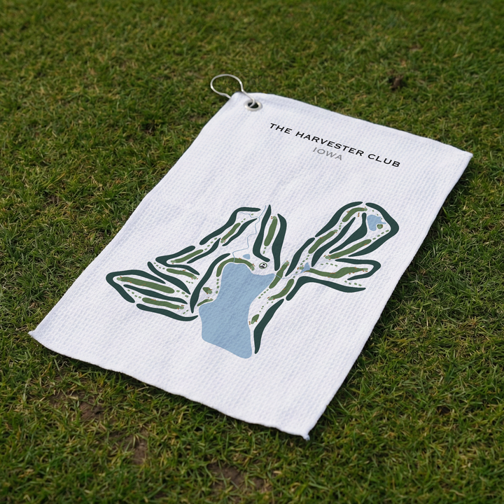 The Harvester Club, Iowa - Printed Golf Courses