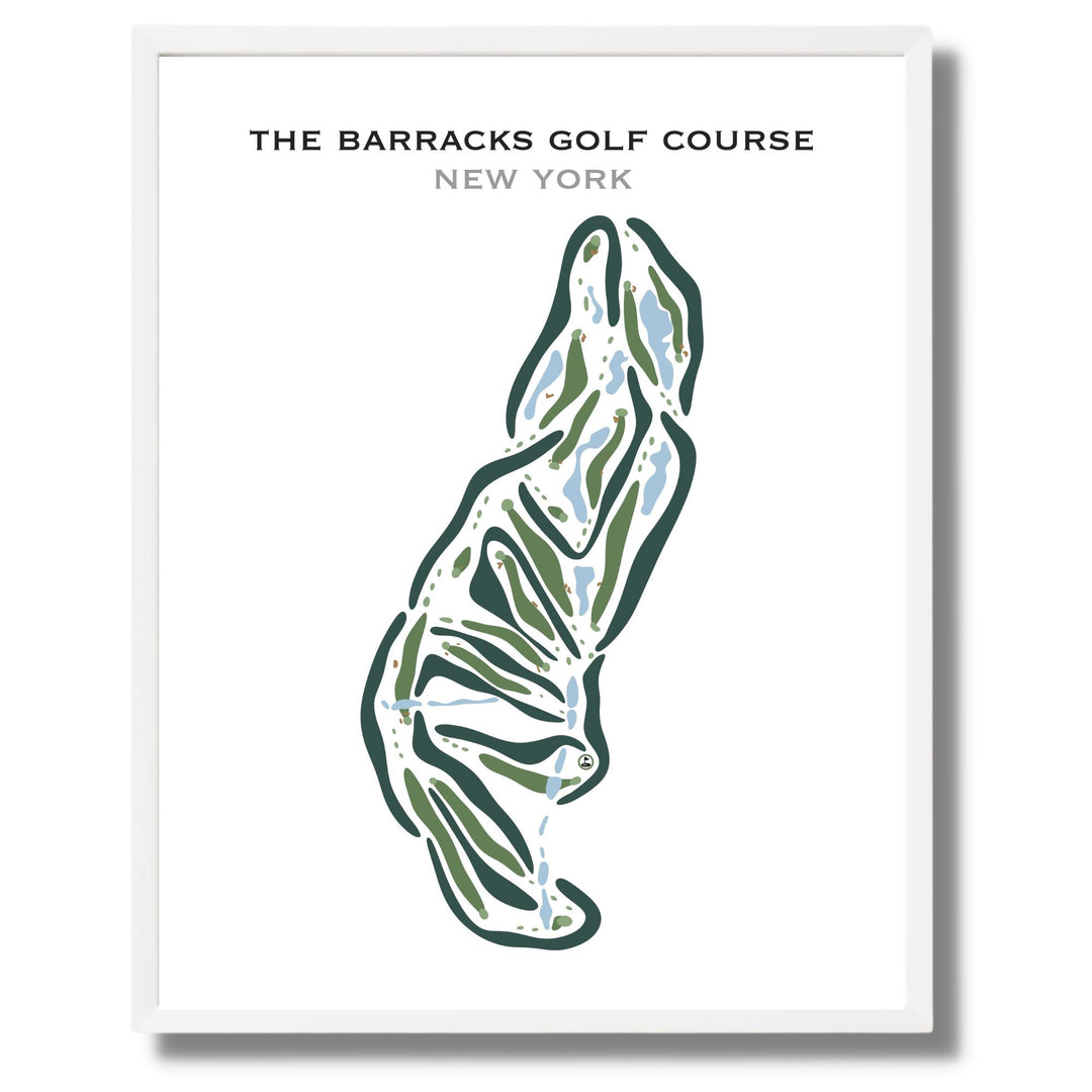 The Barracks Golf Course, New York - Printed Golf Courses