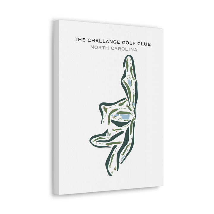 The Challenge Golf Club, Graham North Carolina - Printed Golf Courses