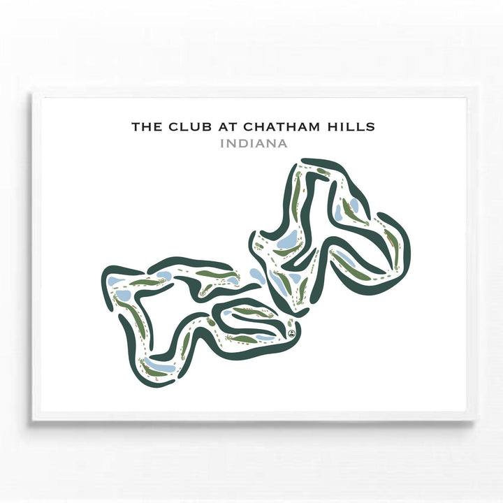 The Club at Chatham Hills, Indiana - Printed Golf Courses - Golf Course Prints