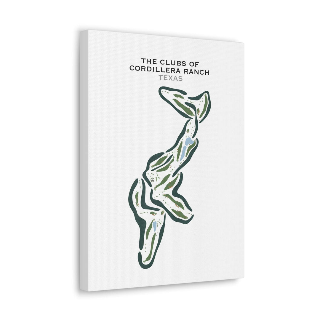 The Clubs Of Cordillera Ranch, Texas - Printed Golf Courses - Golf Course Prints