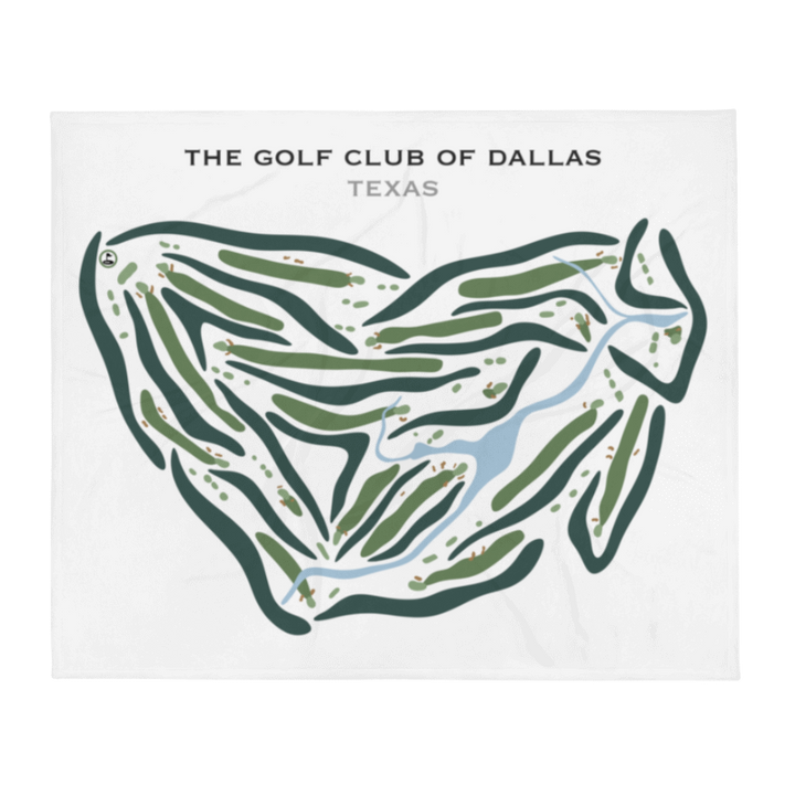 The Golf Club of Dallas, Texas - Printed Golf Courses