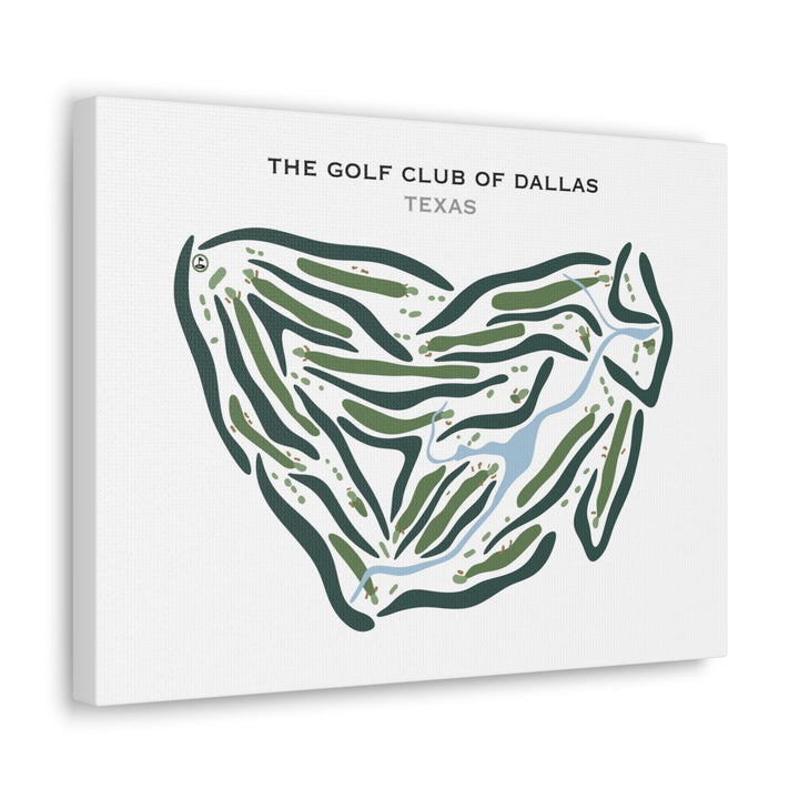 The Golf Club of Dallas, Texas - Printed Golf Courses