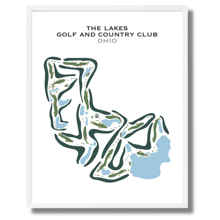 Lakes Golf & Country Club, Ohio - Printed Golf Courses