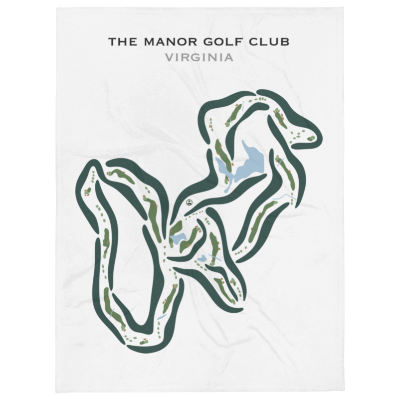 The Manor Golf Club, Virginia - Printed Golf Courses