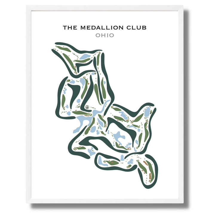 The Medallion Club, Ohio - Printed Golf Courses - Golf Course Prints