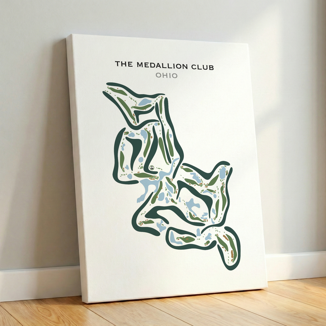 The Medallion Club, Ohio - Printed Golf Courses