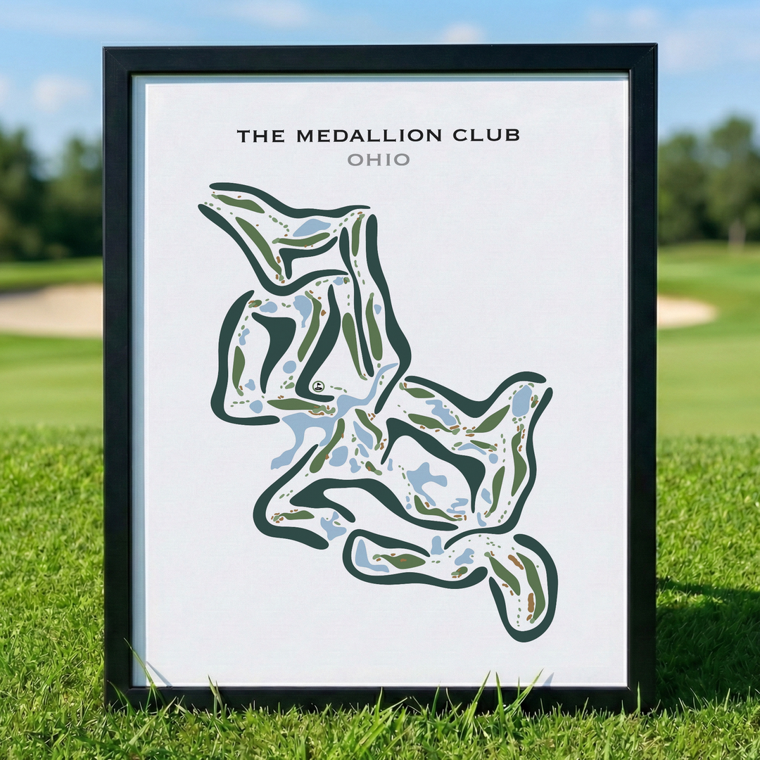 The Medallion Club, Ohio - Printed Golf Courses