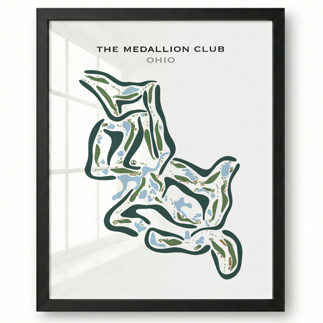 The Medallion Club, Ohio - Printed Golf Courses