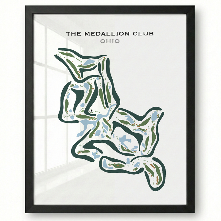 The Medallion Club, Ohio - Printed Golf Courses