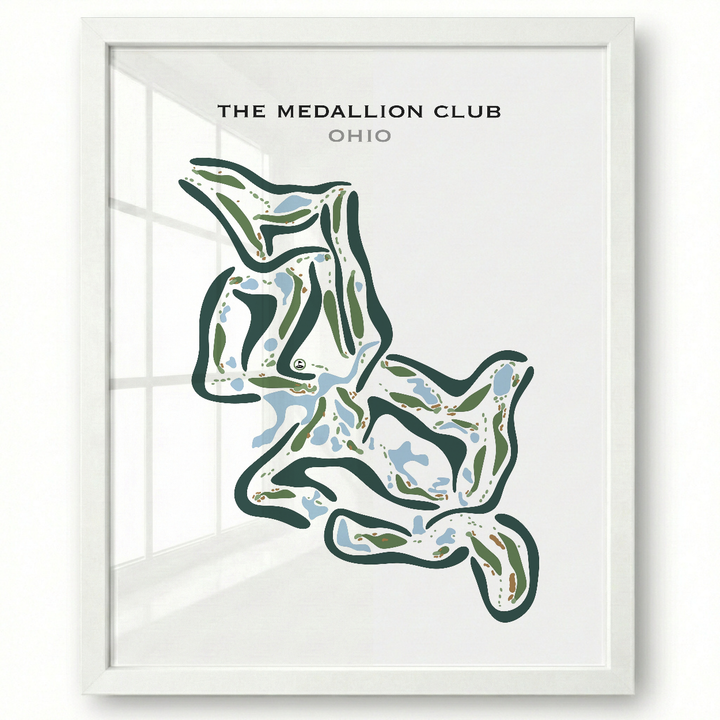 The Medallion Club, Ohio - Printed Golf Courses