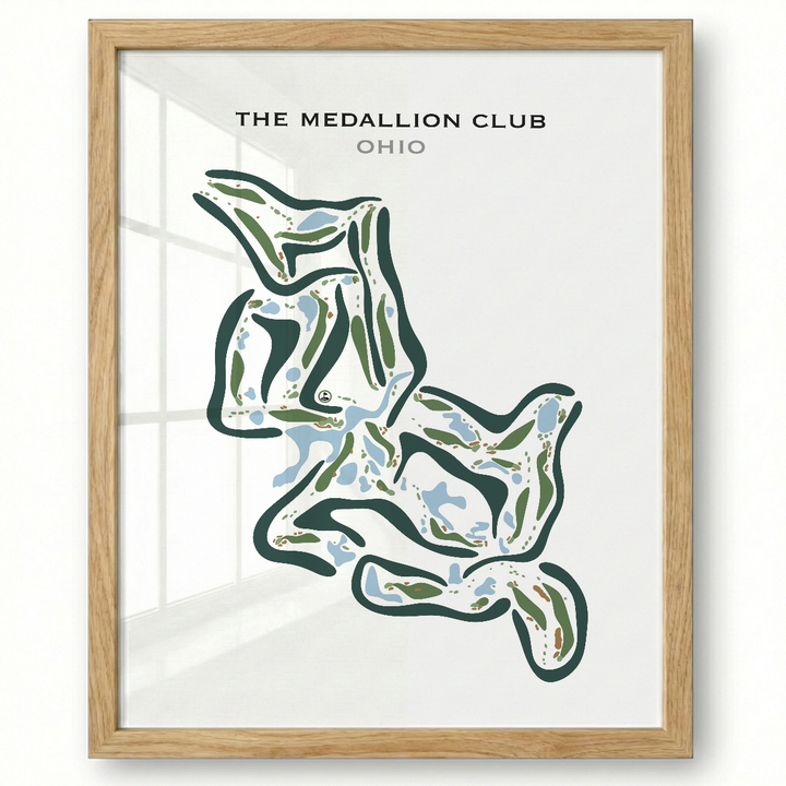The Medallion Club, Ohio - Printed Golf Courses