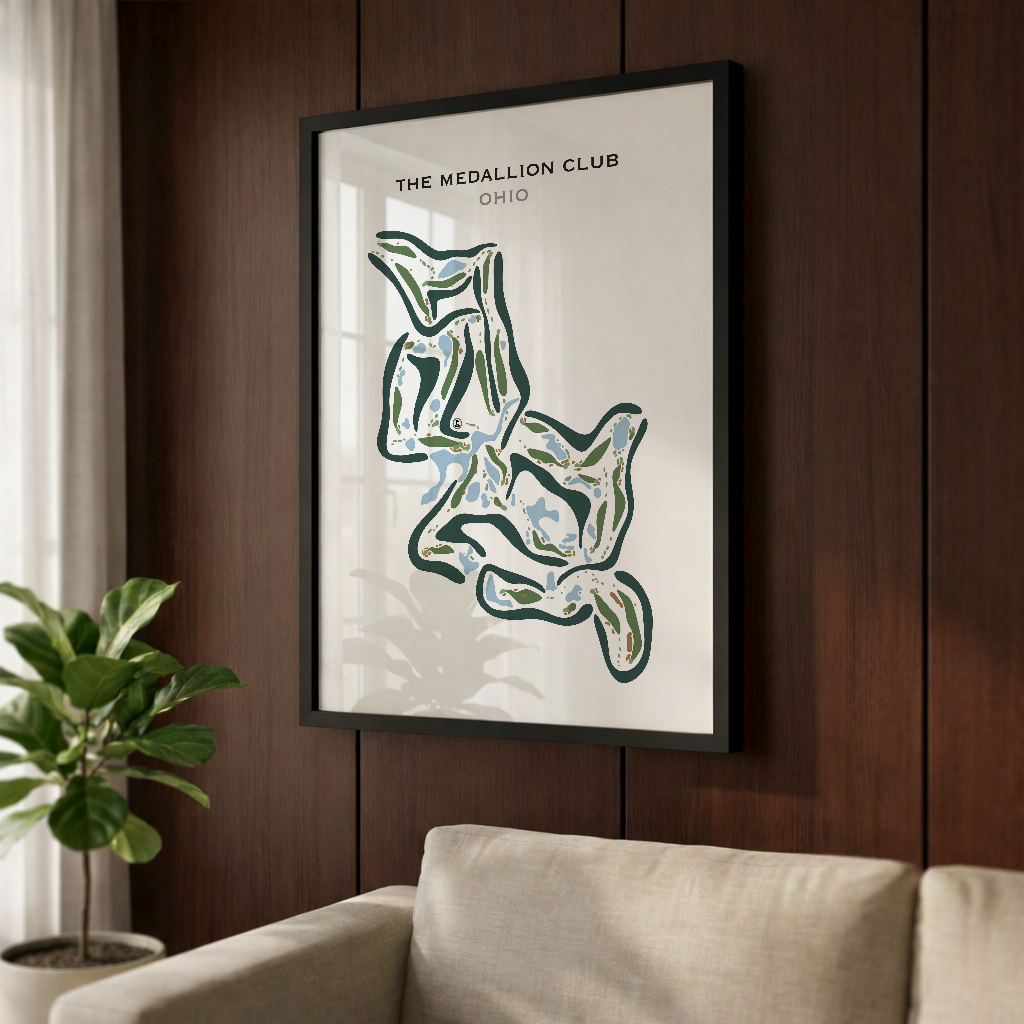 The Medallion Club, Ohio - Printed Golf Courses