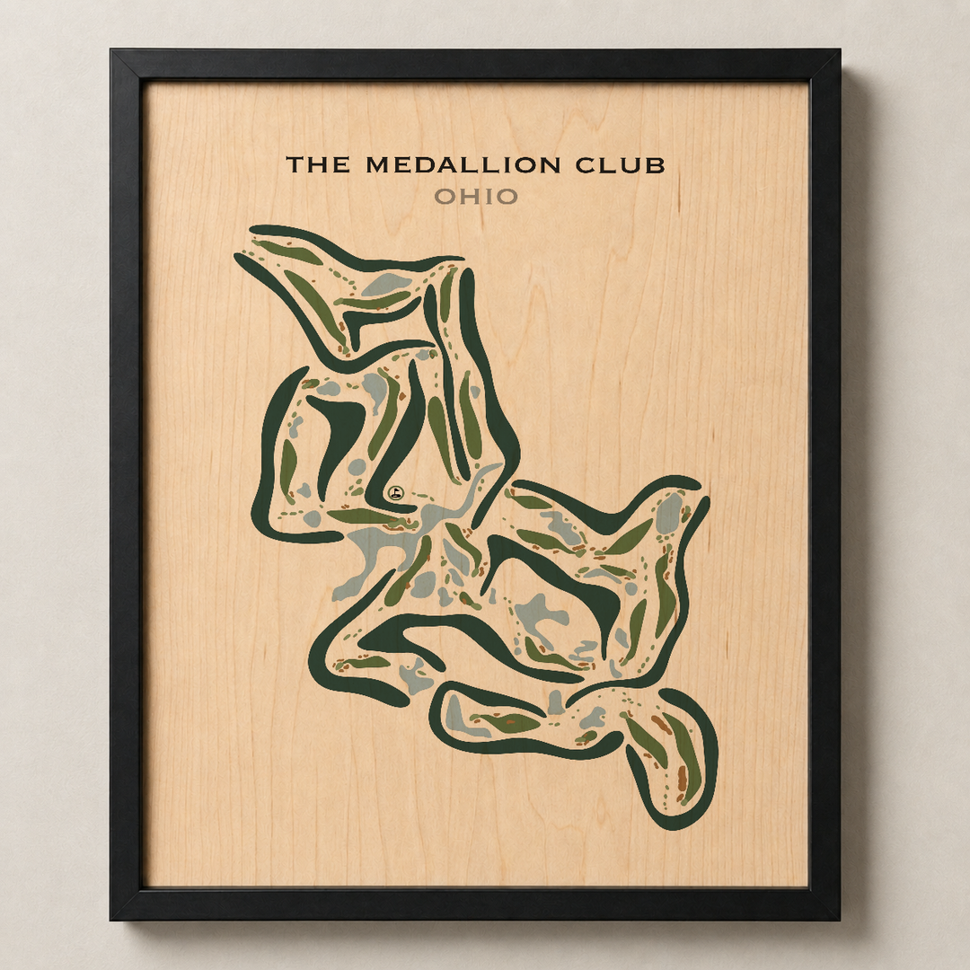 The Medallion Club, Ohio - Printed Golf Courses