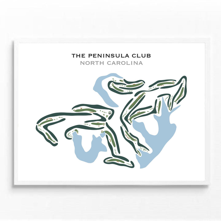 The Peninsula Club, Cornelius, North Carolina - Printed Golf Courses