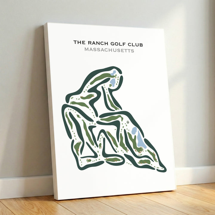 The Ranch Golf Club, Massachusetts - Printed Golf Courses