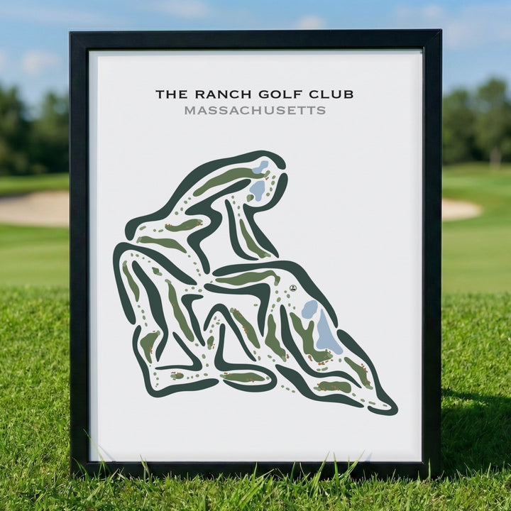 The Ranch Golf Club, Massachusetts - Printed Golf Courses