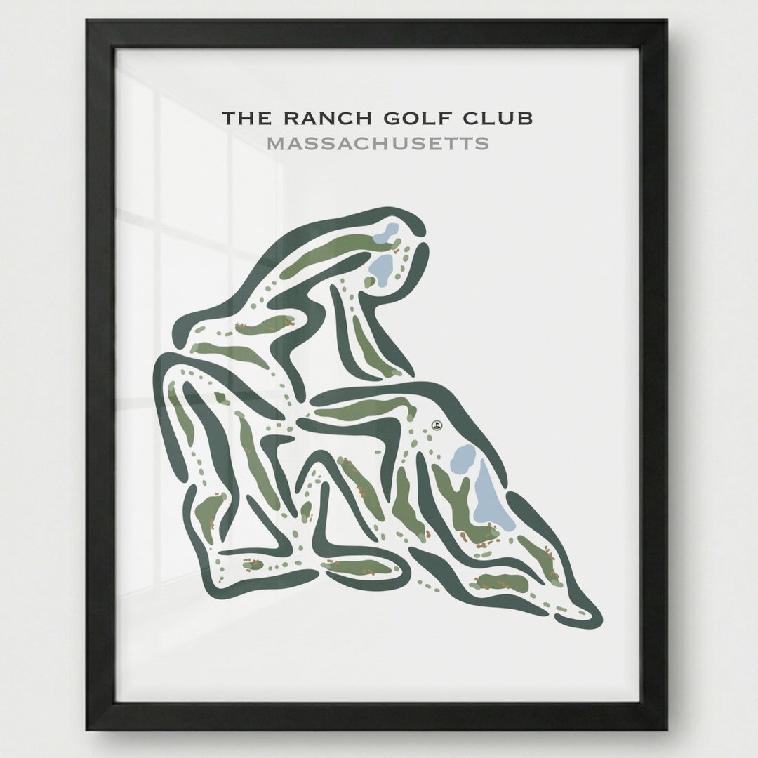 The Ranch Golf Club, Massachusetts - Printed Golf Courses