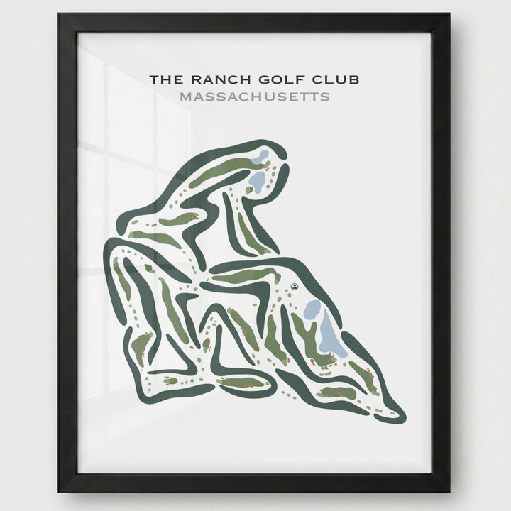 The Ranch Golf Club, Massachusetts - Printed Golf Courses